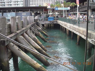 Sydney Harbour - people on bridge