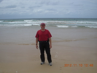 77 83a. Sydney Harbour - Manly - Adam at the beach