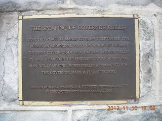 Sydney Harbour - Manly plaque