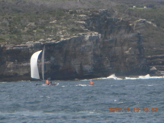 132 83a. Sydney Harbour - ferry ride - sailboat