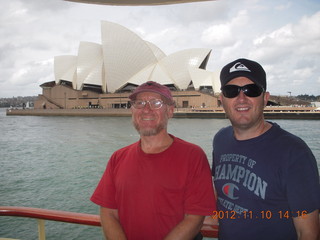Sydney Harbour - ferry ride - Opera House, Adam, Tony S