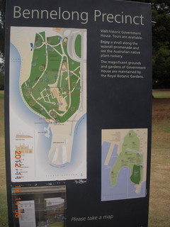 Sydney Harbour gardens sign