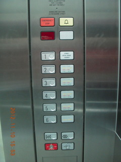 216 83a. Sydney - parking lot elevator with floors 'in reverse'