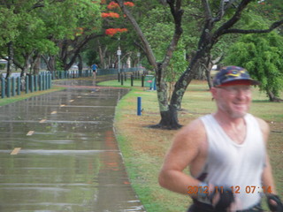 17 83c. Cairns morning run - Adam running