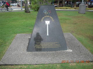 Cairns morning run - monument