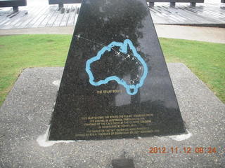 Cairns morning run - helicopter sign