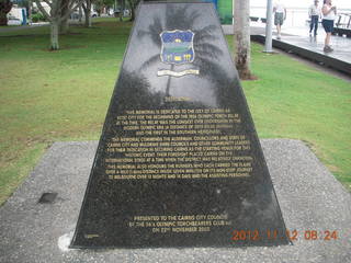 69 83c. Cairns morning run - monument
