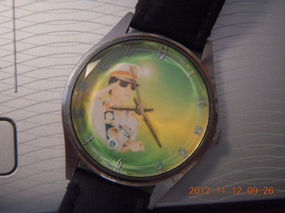 81 83c. Gaddafi watch from Libya eclipse