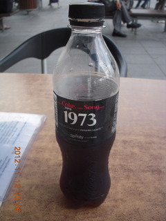 94 83c. Great Barrier Reef tour - funny Coke Zero bottle with 1973 on it