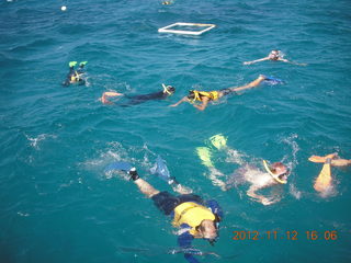 235 83c. Great Barrier Reef tour - snorklers