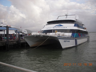 252 83c. Great Barrier Reef tour - boat