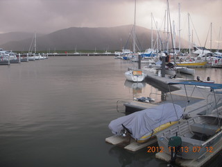 Cairns, Australia - my shirt and I are re-united after it blew away in high winds