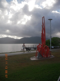 56 83d. Cairns, Australia run - sculpture