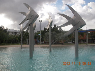 Cairns, Australia run - lagoon