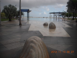 Cairns, Australia run in the rain