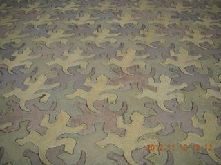 81 83d. Tjapukai Aboriginal Cultural Park - floor pattern