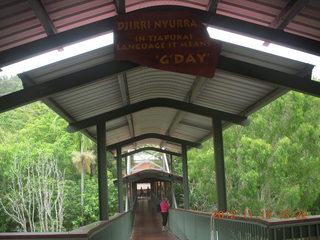 Tjapukai Aboriginal Cultural Park - walking there