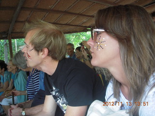 Tjapukai Aboriginal Cultural Park - painted faces