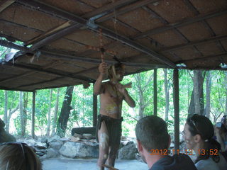 104 83d. Tjapukai Aboriginal Cultural Park - weapons