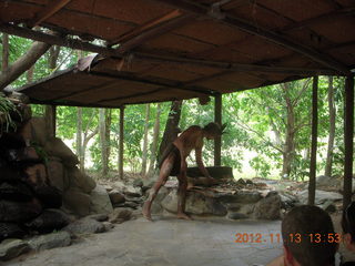 109 83d. Tjapukai Aboriginal Cultural Park - weapons