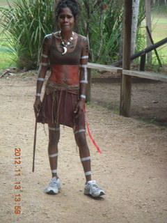 Tjapukai Aboriginal Cultural Park - painted faces