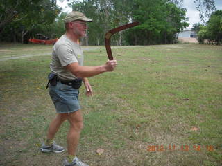 Tjapukai Aboriginal Cultural Park - boomerang