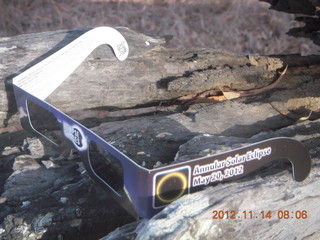 total solar eclipse - eclipse glasses