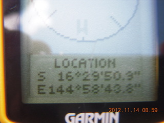 total solar eclipse - GPS location where we were