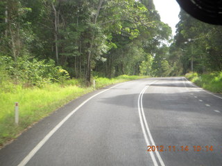 121 83e. total solar eclipse - drive back to Cairns