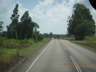 total solar eclipse - drive back to Cairns