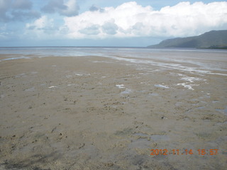 150 83e. Cairns beach - low tide mud
