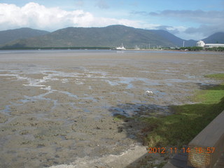 Cairns beach - low tide mud