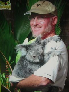 Cairns - ZOOm at casino - black cockatoo and Adam