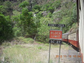 94 83f. Kurunda rain forest tour - scenic railway - signs