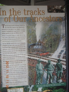 117 83f. Kurunda rain forest tour - scenic railway - Barron Falls sign