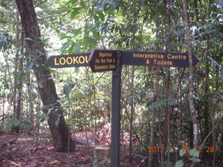 183 83f. rain forest tour - Skyrail stop 1 - sign