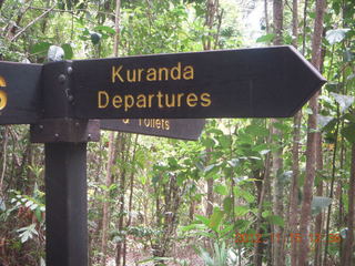207 83f. rain forest tour - Skyrail stop 1 sign