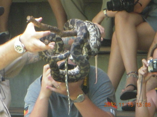 366 83f. Hartley's Crocodile Adventures - snake show