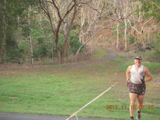 1891 83g. Cairns, Australia - Adam running
