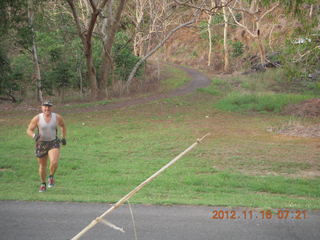 1892 83g. Cairns, Australia - Adam running