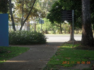 Cairns, Australia run - Cairns Botanical Garden - lily lake