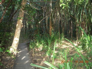 Cairns, Australia run - Cairns Botanical Garden sign