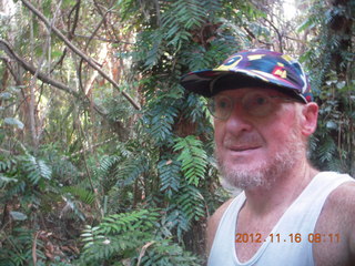 102 83g. Cairns, Australia run - Cairns Botanical Garden - boardwalk - Adam