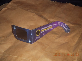 196 83g. eclipse glasses for cyclops (one eye, other was probably a camera filter)