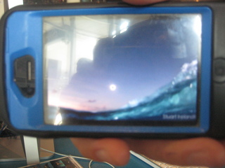 4 83h. Jeremy C photo - cool eclipse picture on phone from Stuart I at Calypso store