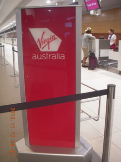 Virgin Australia sign