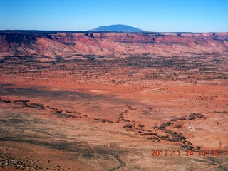 aerial - flight to Monument Valley