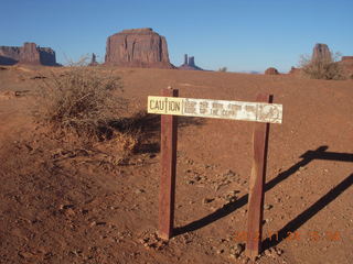 Monument Valley tour - Adam on horseback at John Ford point