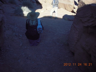 175 83q. Monument Valley tour - Sean taking a picture of Kristina