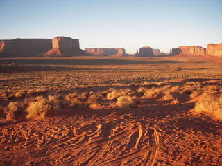 Monument Valley tour - pancake rocks